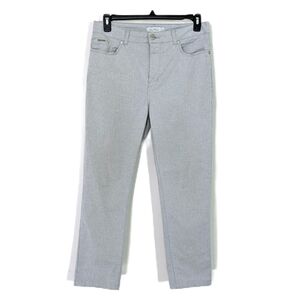 Beija Flor Grey Jennifer Skinny Pants - Size 10 Womens